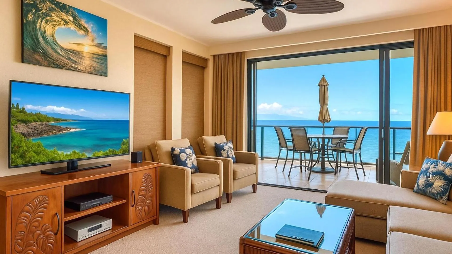 Kbm Resorts Free Car Kapalua Golf Villa Ocean View Custom 1-Bedroom Villa Kgv-22T5